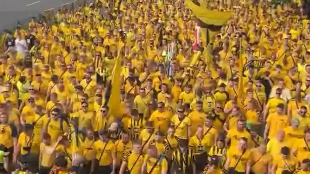 Na zdjęciu: kibice Borussii Dortmund