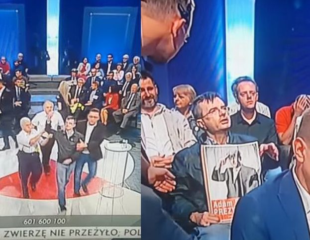 Tymczasem na wizji w TVP Info: Gość KOPAŁ sąsiadów. "Proszę mieć honor i wyjść! KOPAĆ NIKOGO NIE WOLNO"