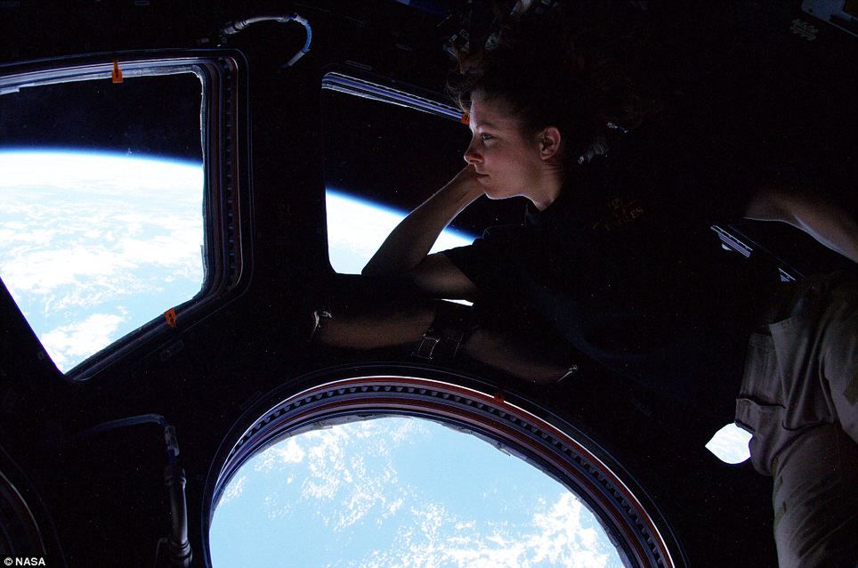 space station window