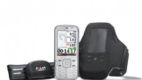 Nokia N79 Active współgra z paskiem Polara 1