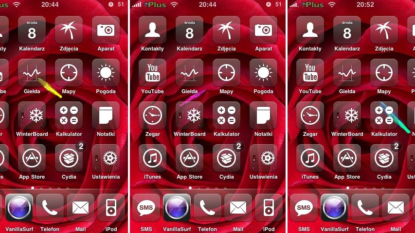 Kometa na pulpicie iPhone'a 1