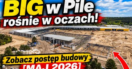 Mieszkańcy przecierają oczy. Zobacz BIG w Pile z lotu ptaka