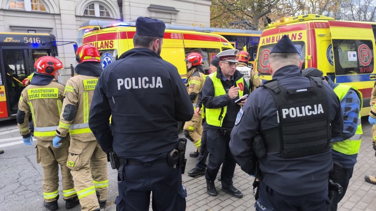 Groźne zdarzenie w Warszawie.