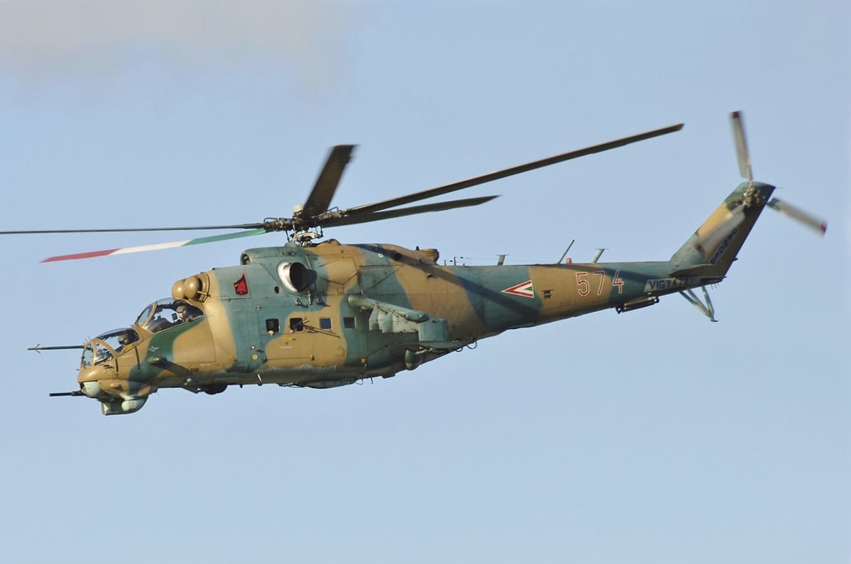 Węgierski śmigłowiec Mi-24