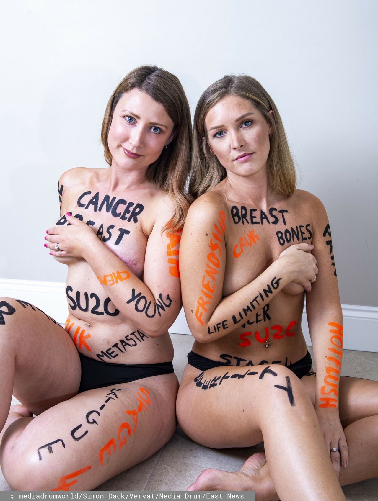 Laura i Nicky w kampanii "Stand Up To Cancer" 