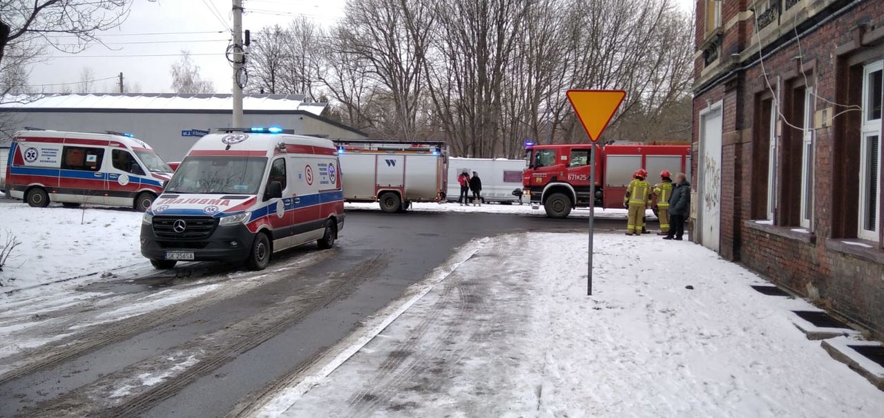 Akcja straży pożarnej w Zabrzu 