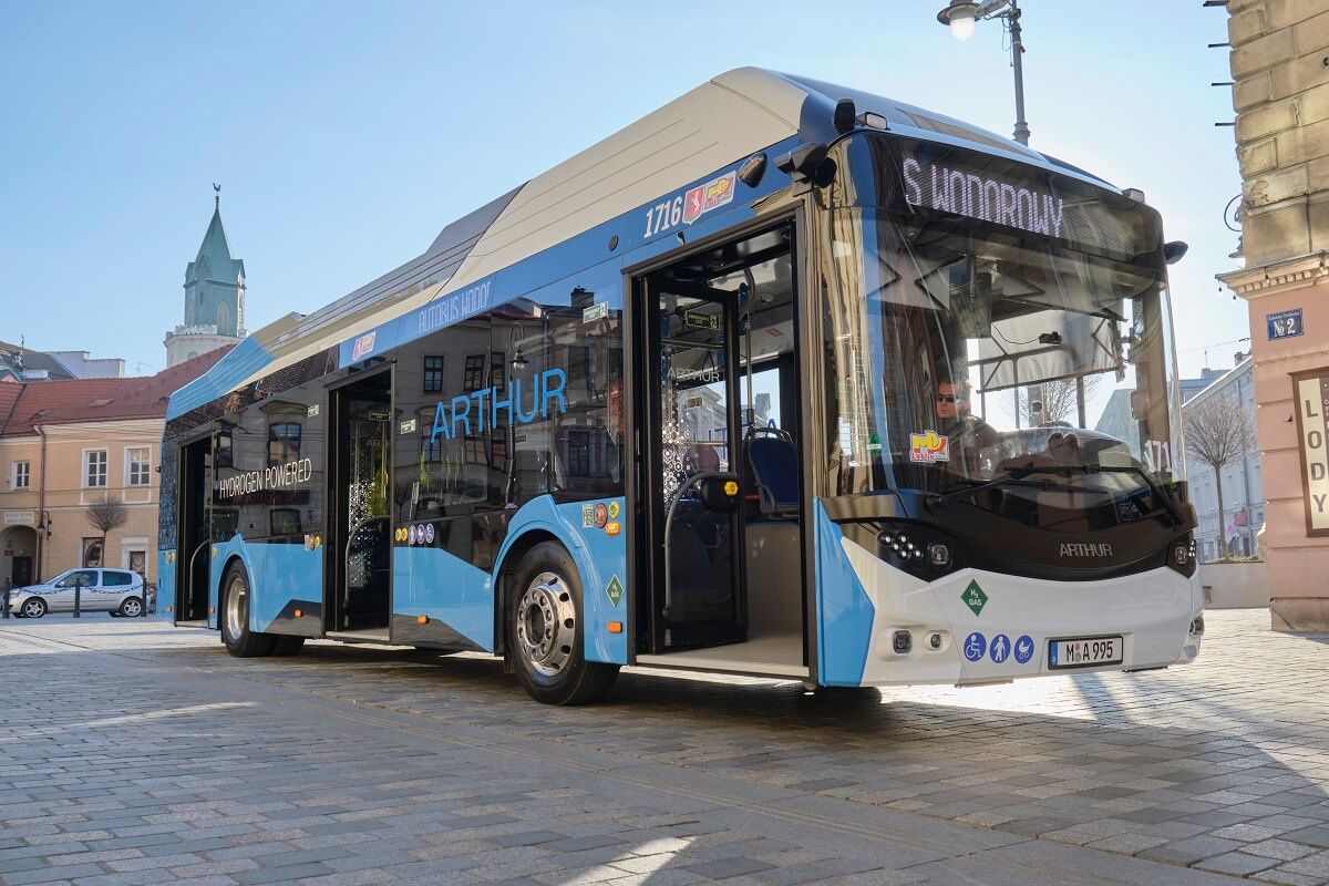 Autobus wodorowy Arthur Bus na testach w Lublinie