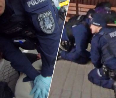 Znieczulica na ulicy. Policja pokazuje wideo z dramatycznej akcji