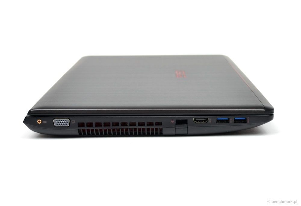 Asus G56JR lewy bok