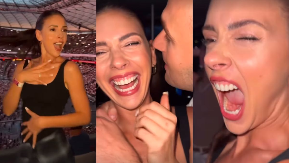 Klaudia i Oskar mieli "spinę" na koncercie Imagine Dragons