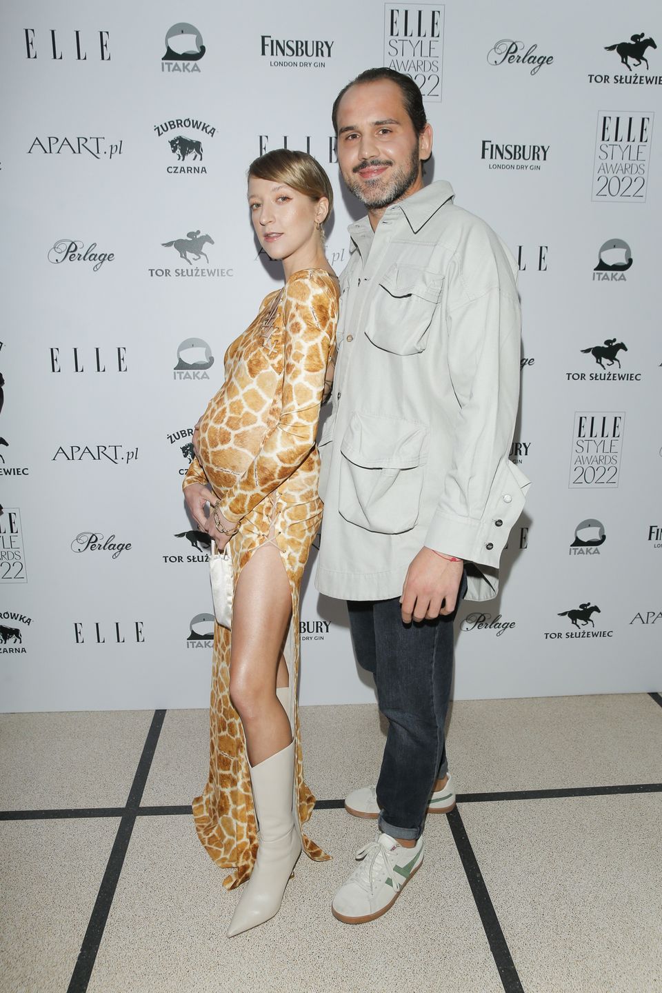 Lara Gessler z mężem Piotrem na Elle Style Awards 2022