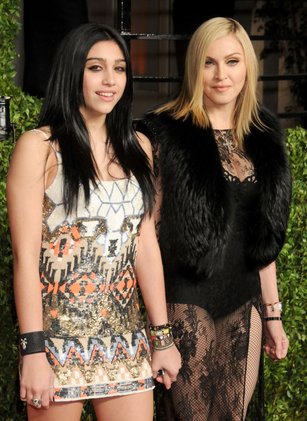 Madonna z córką Lourdes w 2011