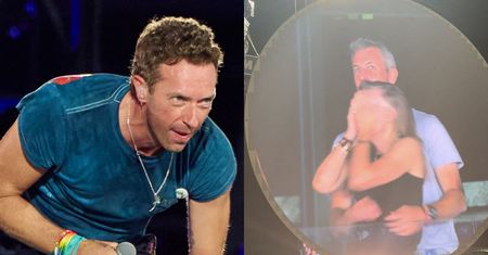 Tak żona Andy'ego Byrona ZAREAGOWAŁA na nagranie z koncertu Coldplay. Dziwicie się?
