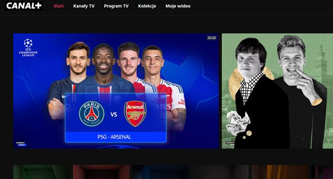 Serwis streamingowy Canal+ dla klientów kolejnego operatora
