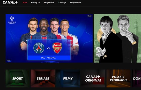 Serwis streamingowy Canal+ dla klientów kolejnego operatora