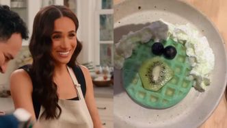 Meghan Markle prezentuje kolejną kulinarną perełkę. Zrobiła dla dzieci... ZIELONE GOFRY Z KIWI. Mniam?