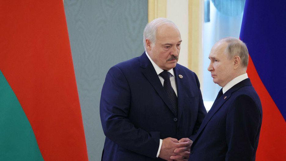 Alaksandr Łukaszenka i Władimir Putin