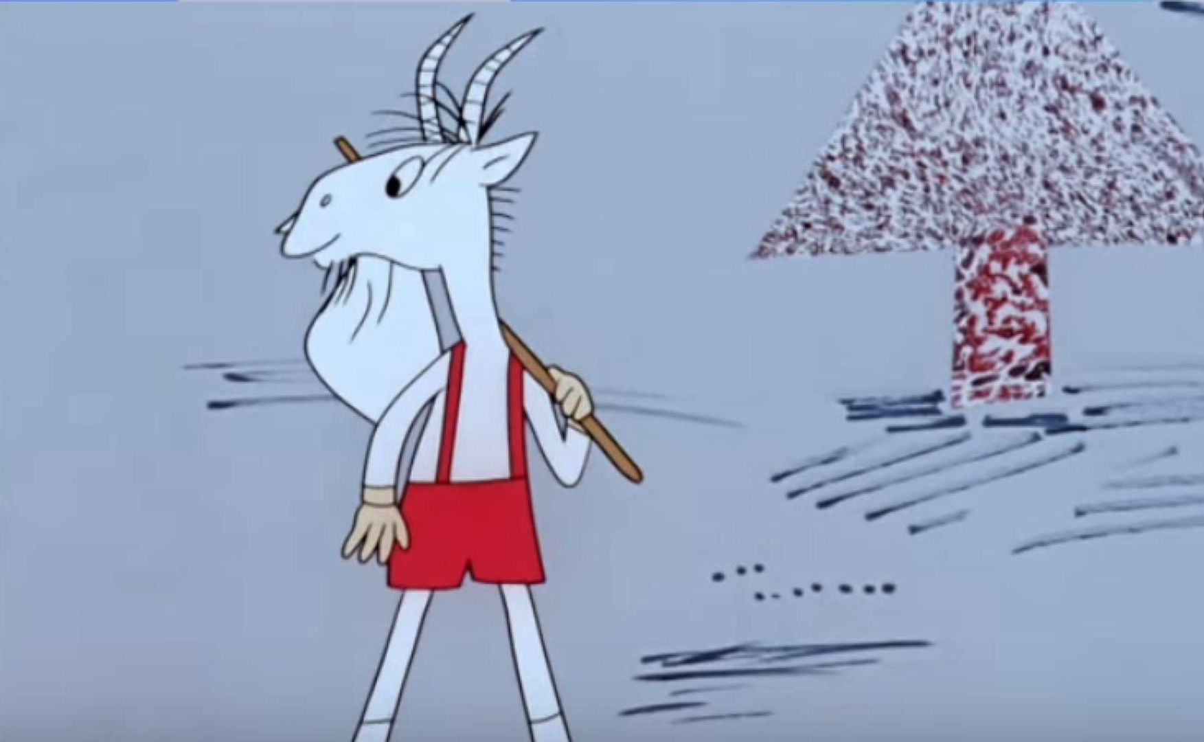 Kadr z bajki "Koziołek Matołek"