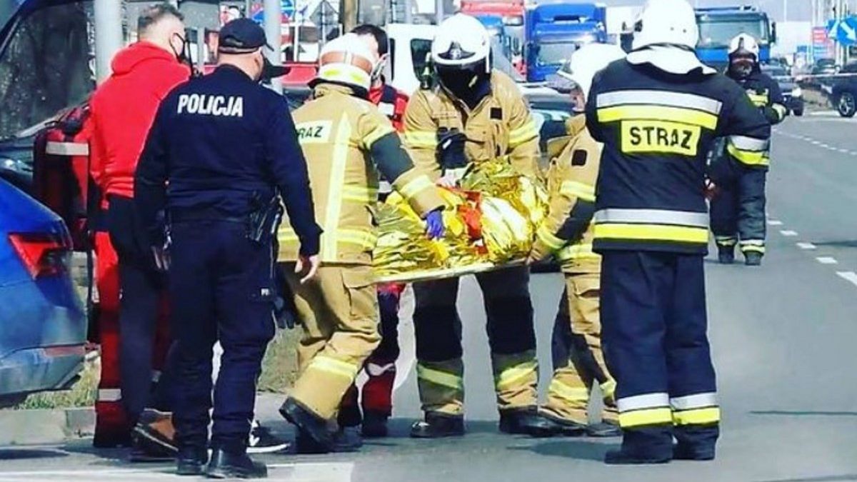 Pacjentka z udarem wieziona w szokujących warunkach