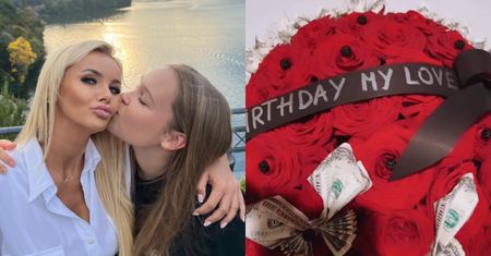 Tak Monika Chwajoł uczciła 16. urodziny córki. Nicole dostała "dolarsowy" tort i markową torebkę. Na bogato? (ZDJĘCIA)