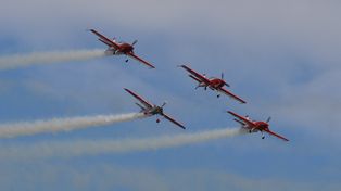 Rudniki: AirShow 2025. Podniebne widowisko wystartowało. Bilety wyprzedane. Ogromne korki w okolicy