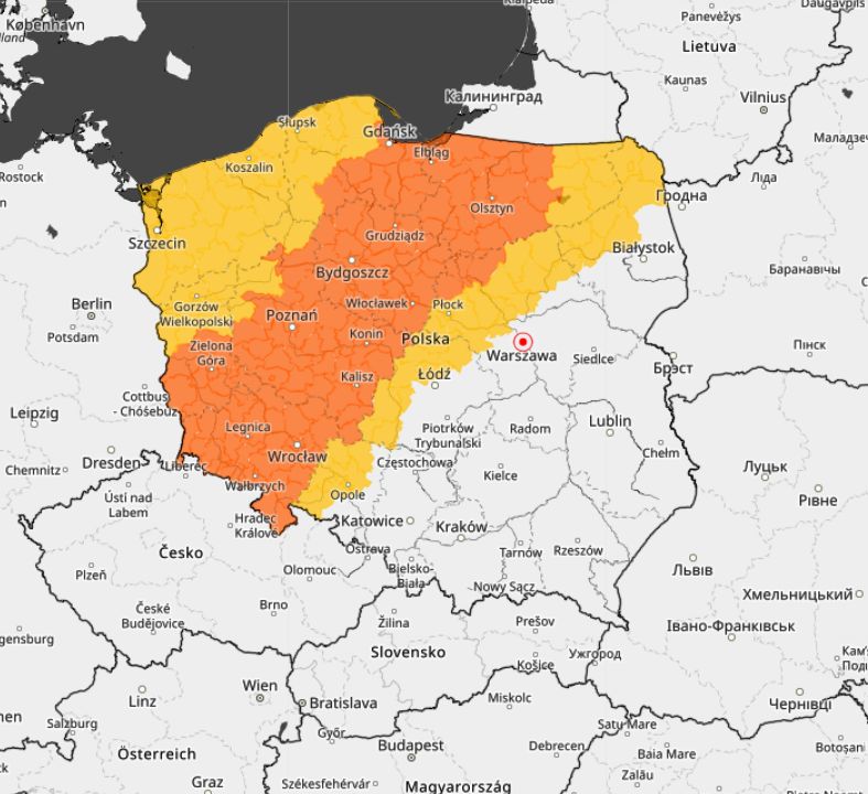 W Polsce mogą wystąpić groźne burze.