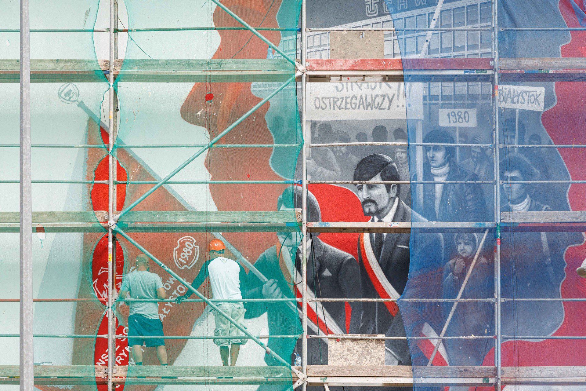 Powstaje mural poświęcony Solidarności