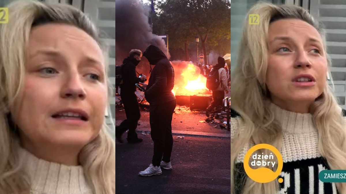 Sandra Hajduk o zamieszkach w Paryżu