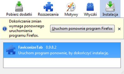 Jak zmienić rozmiar kart w FireFox? 4