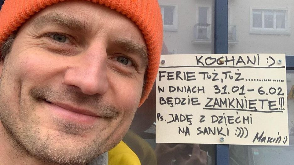 Marcin Rogacewicz prowadzi warzywniak "U aktora"