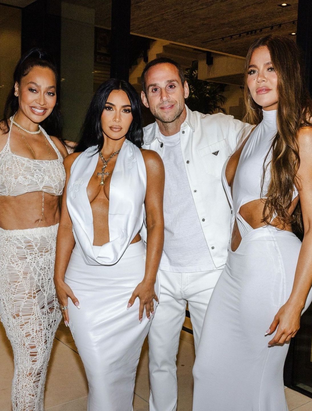 La La Anthony, Kim Kardashian, Michael Rubin, Khloe Kardashian