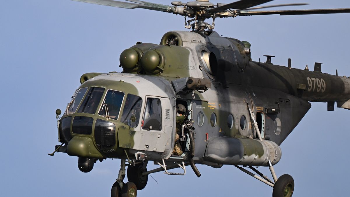Czeskie helikoptery przyleciały do Polski.