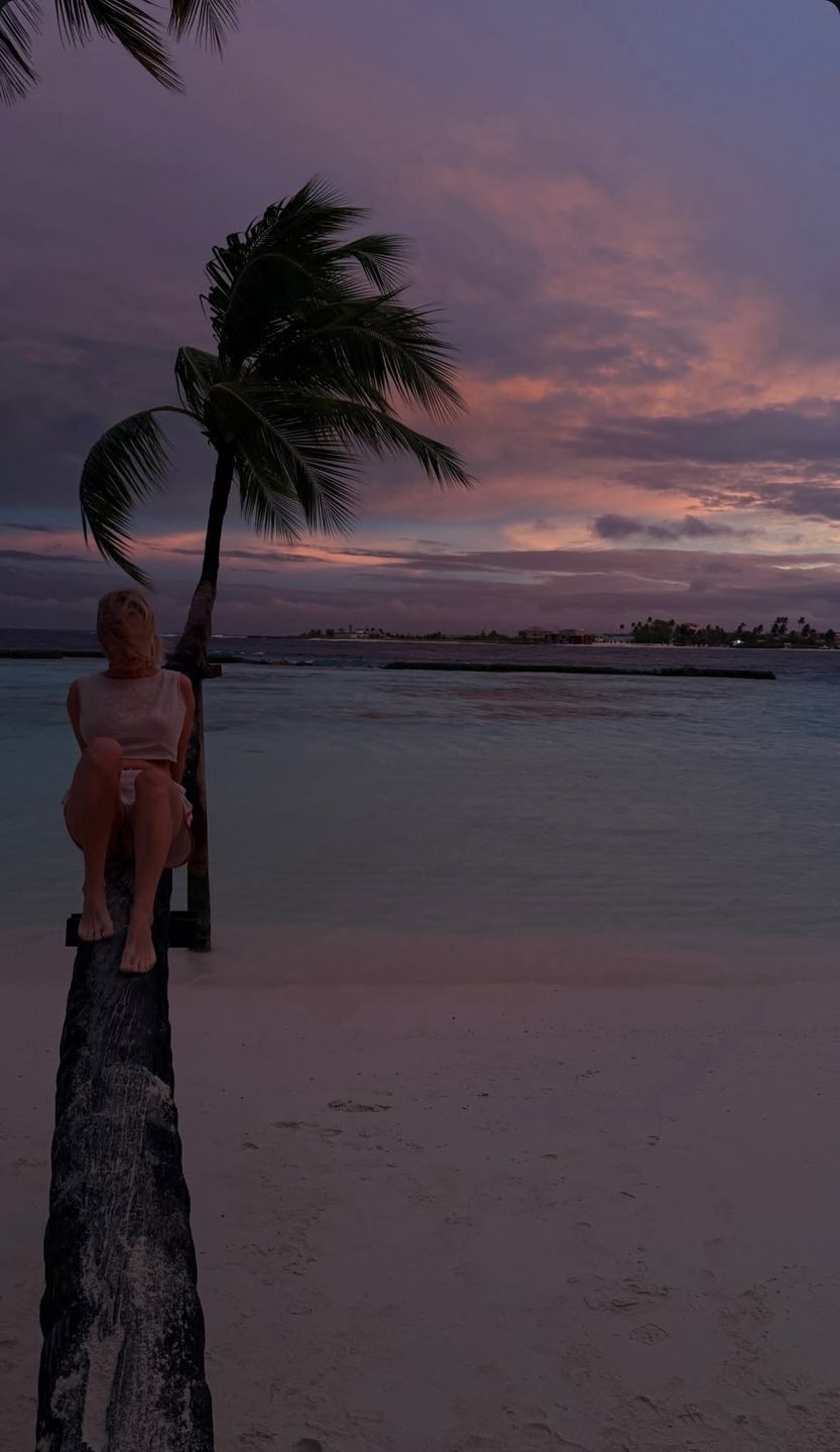 Edyta pazura relacjonuje rajskie wczasy na Malediwach