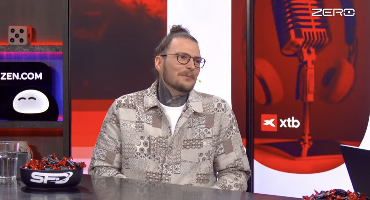 Żurnalista podczas rozmowy 