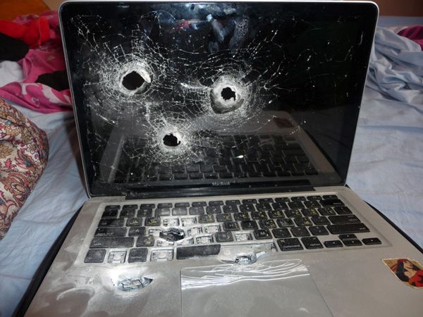 Izraelska straż graniczna ostrzelała jej laptopa