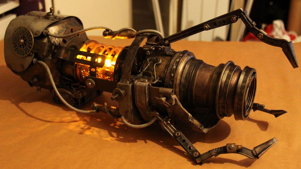 Portal gun w wersji steampukowej - zachwyci każdego fana! 1
