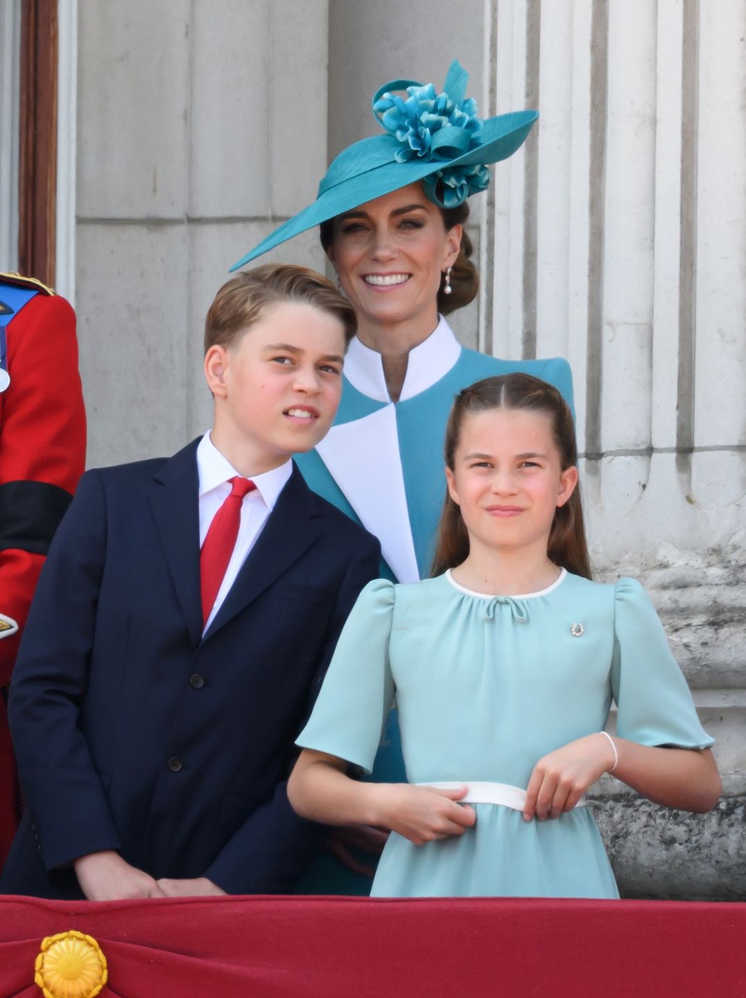 Księżna Kate, książę George, księżniczka Charlotte