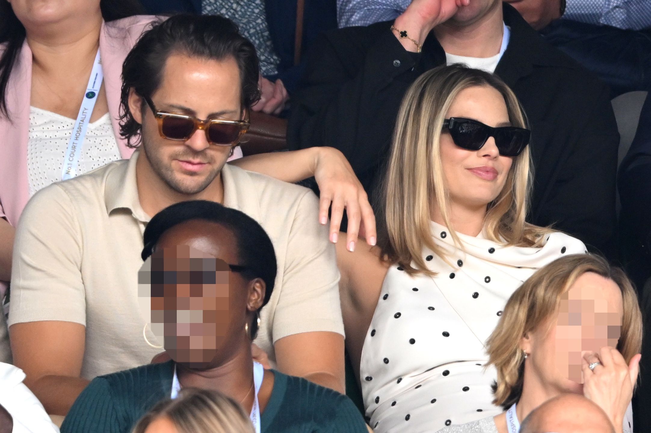 Margot Robbie z ukochanym na Wimbledonie