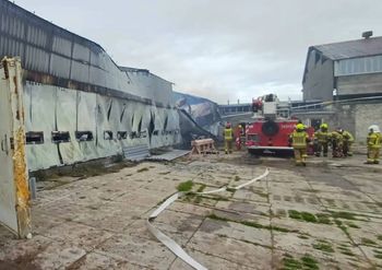 Pomorskie: Gigantyczny pożar kurnika. 38 tys. kur pochłonął ogień