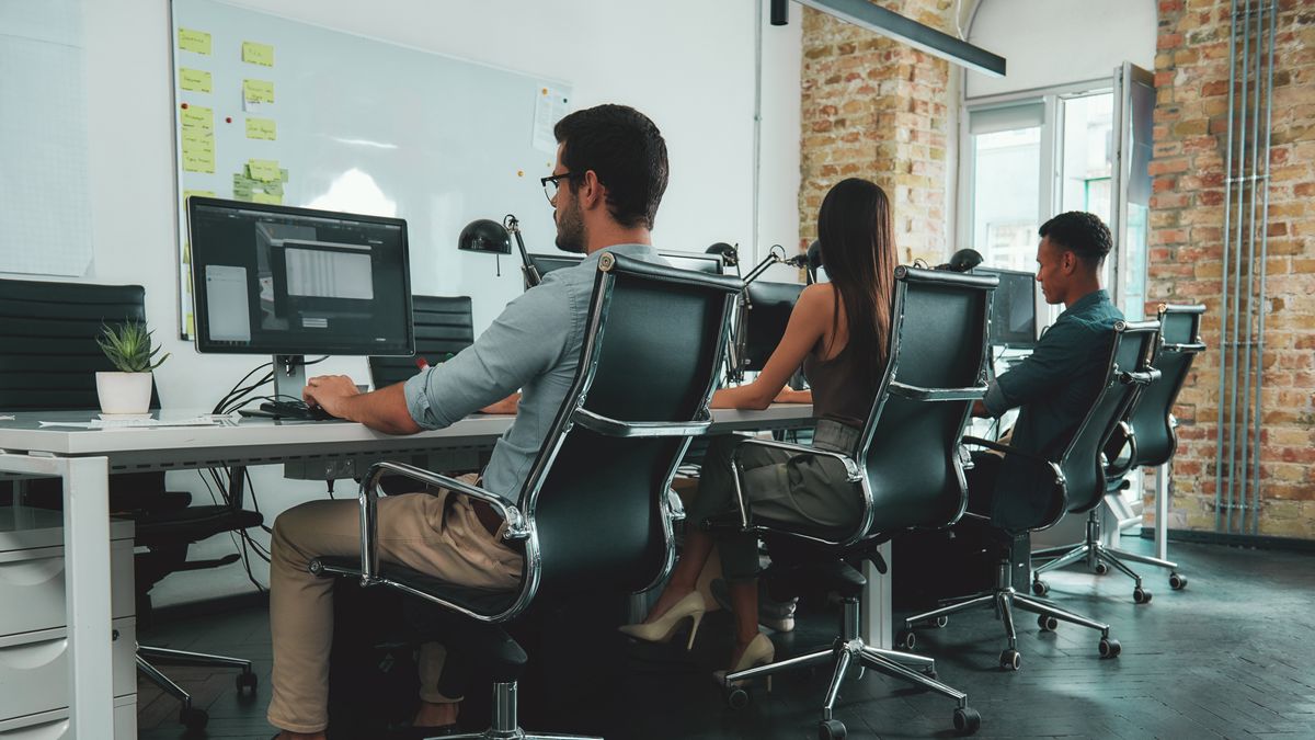Office routine. Back view of young employees working on computers while sitting at desk in modern open space
Office routine. Back view of young employees working on computers while sitting at desk in modern open space. Job concept. Workplace
asian, business, business casual, busy, colleagues, company, computer, cooperation, corporate, corporate business, coworker, desk, desktop pc, developer, employee, group, group of people, ideas, indoors, internet, it professional, management, marketing, meeting, men, modern, multiethnic, multi-ethnic group, new approach, new business, occupation, office, professional, project, research, routine, sitting, software, startup, successful, team, teamwork, technology, together, women, work, worker, working, workplace, young, asian, business, business casual, busy, colleagues, company, computer, cooperation, corporate, corporate business, coworker, desk, desktop pc, developer, employee, group, group of people, ideas, indoors, internet, it professional, management, marketing, meeting, men, modern, multiethnic, multi-ethnic group, new approach, new business, occupation, office, professional, project, research, routine, sitting, software, startup, successful, team, teamwork, technology, together, women, work, worker, working, workplace, young