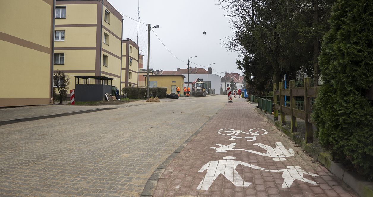 Utrudnienia na ul. Traugutta w Chodzieży