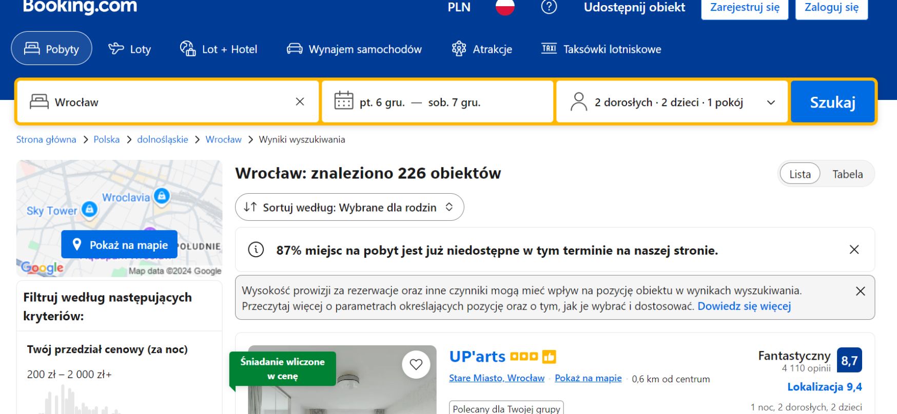 Zainteresowanie jarmarkiem widać w danych statystycznych