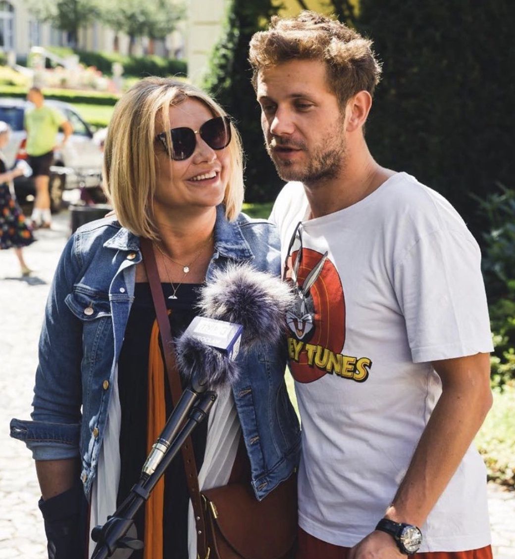 Małgorzata Ostrowska-Królikowska i Antoni Królikowski na festiwalu