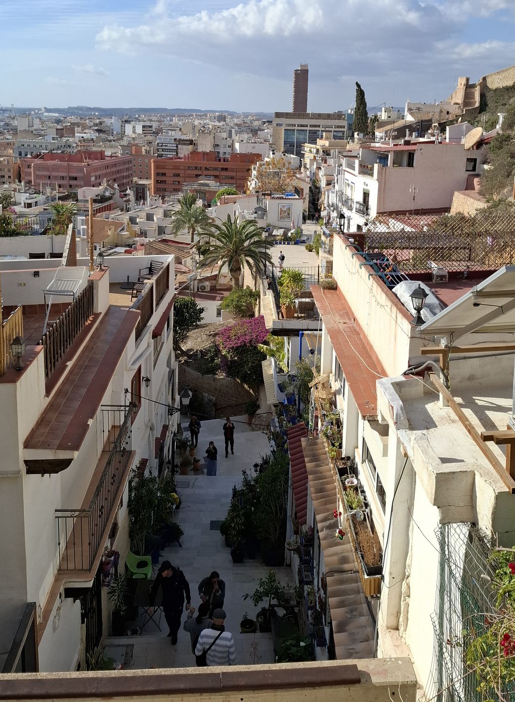 Widok na Barrio de Santa Cruz 