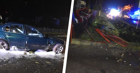 Kierowca bmw się doigrał. W chwilę uszkodził 12 aut