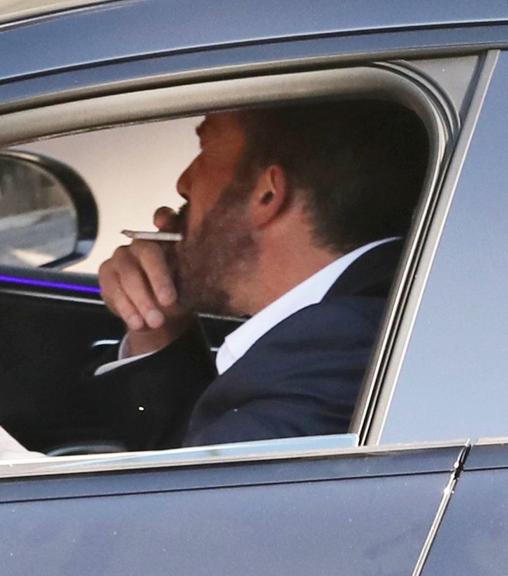 Ben Affleck in the grip of addiction.