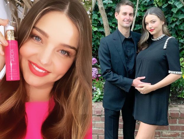 Rozkapryszona Miranda Kerr promuje kosmetyki, marudząc na ŁUSZCZĄCĄ SIĘ skórę męża miliardera