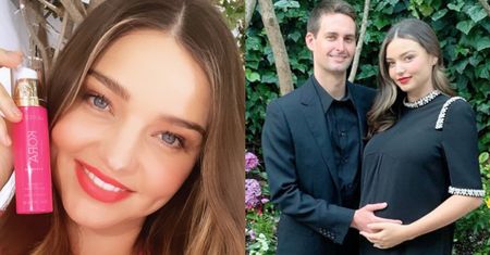 Rozkapryszona Miranda Kerr promuje kosmetyki, marudząc na ŁUSZCZĄCĄ SIĘ skórę męża miliardera