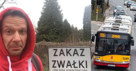 Kierowca warszawskiego autobusu do Grzegorza Małeckiego: "Jesteś żadnym "panem", tylko zwykłą kur*ą, ku*wo je*ana"