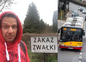 Kierowca warszawskiego autobusu do Grzegorza Małeckiego: "Jesteś żadnym "panem", tylko zwykłą kur*ą, ku*wo je*ana"